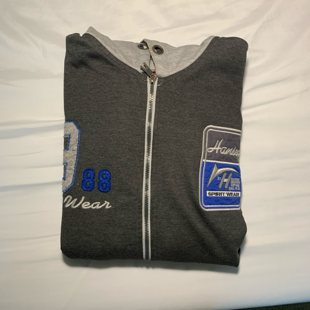 Spirit Gray and Blue Men's Sweater